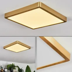 Lampes Dorées-hofstein Plafonnier Finsrud LED Or, 1 lumière