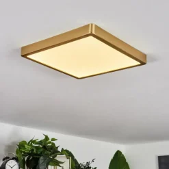 Lampes Dorées-hofstein Plafonnier Finsrud LED Or, 1 lumière