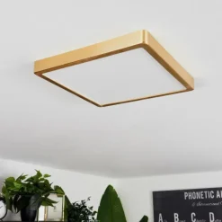 Lampes Dorées-hofstein Plafonnier Finsrud LED Or, 1 lumière