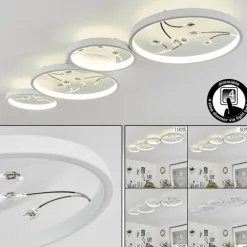 hofstein Plafonnier Fombillou LED Blanc, 1 lumière