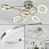 hofstein Plafonnier Frans LED Nickel mat, 1 lumière