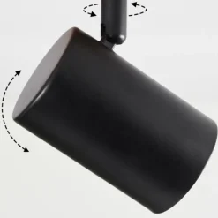 hofstein Plafonnier Gandufe Écru, Noir, 3 lumières