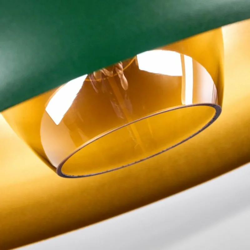 Lampes Dorées-hofstein Plafonnier Gaudi Or, Vert, 1 lumière