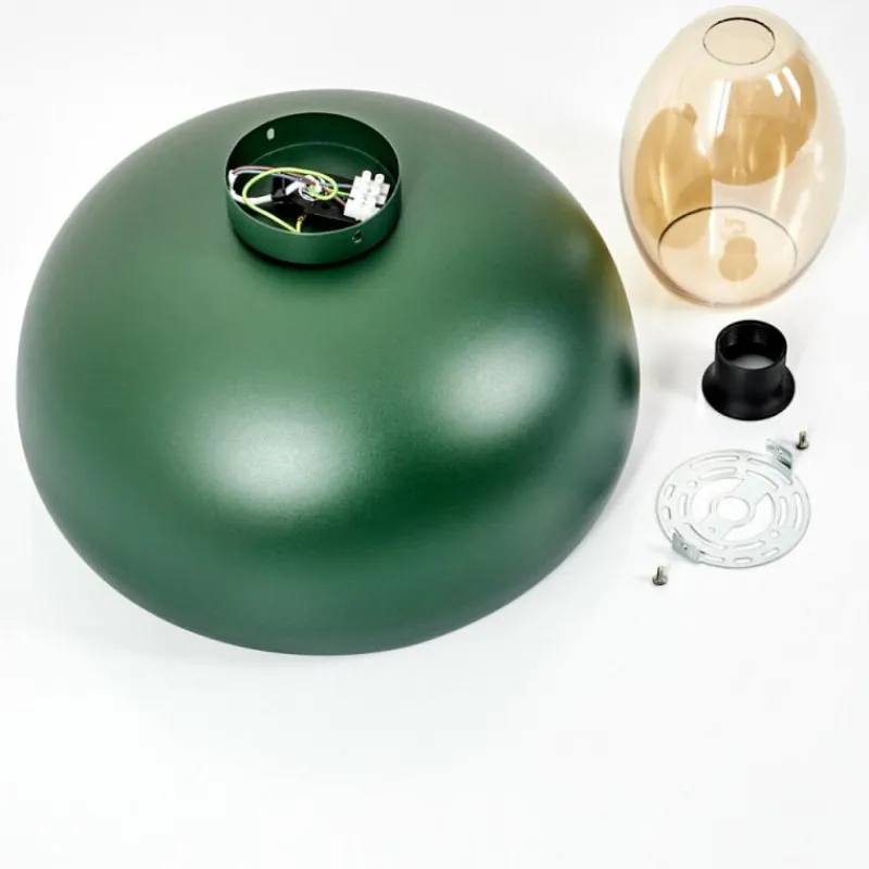 Lampes Dorées-hofstein Plafonnier Gaudi Or, Vert, 1 lumière