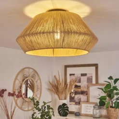 Luminaires Scandinaves-hofstein Plafonnier Henvic Noir, 1 lumière