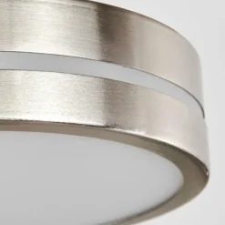 hofstein Plafonnier Huallilemu LED Nickel mat, 3 lumières