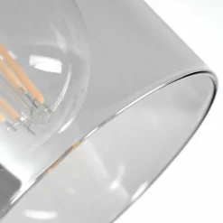 hofstein Plafonnier Hunouri Noir, 2 lumières