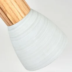 hofstein Plafonnier Icalma Écru, Nickel mat, 2 lumières