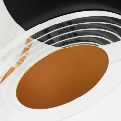 Lampes Dorées-hofstein Plafonnier Ipinco LED Or, Noir, Transparent, 1 lumière, Télécommandes