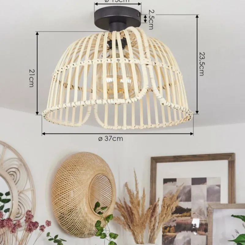 Luminaires Scandinaves-hofstein Plafonnier Irupata Noir, 1 lumière