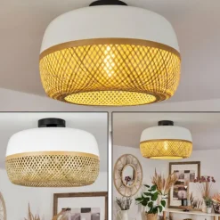 Luminaires Scandinaves-hofstein Plafonnier Isisford Noir, 1 lumière