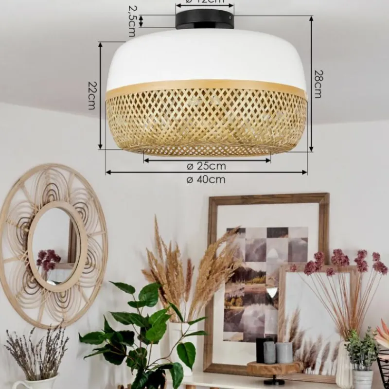 Luminaires Scandinaves-hofstein Plafonnier Isisford Noir, 1 lumière