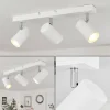 Luminaires Scandinaves-hofstein Plafonnier Javel Chrome, Blanc, 3 lumières