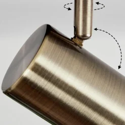 hofstein Plafonnier Javel Noir, 2 lumières