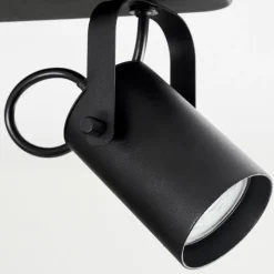 hofstein Plafonnier Kergus Noir, 2 lumières