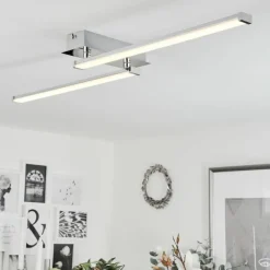 hofstein Plafonnier Kudus LED Chrome, 1 lumière