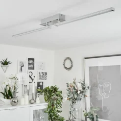 hofstein Plafonnier Kudus LED Chrome, 1 lumière