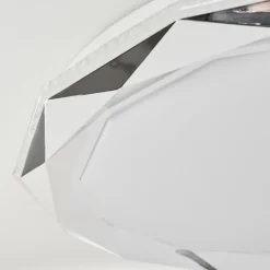 hofstein Plafonnier Lisei LED Blanc, 1 lumière, Télécommandes, Changeur de couleurs