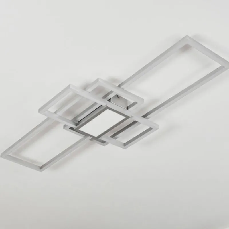 hofstein Plafonnier Longos LED Aluminium, 1 lumière