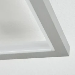 hofstein Plafonnier Longos LED Aluminium, 1 lumière, Télécommandes