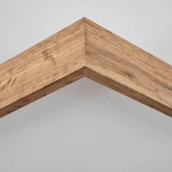 Luminaires Scandinaves-hofstein Plafonnier Longvic LED Brun, Couleur bois, Noir, 1 lumière