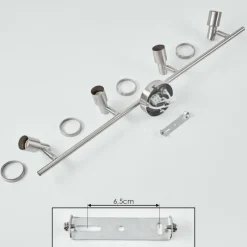 hofstein Plafonnier Lonquimay Nickel mat, 4 lumières