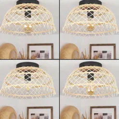 Luminaires Scandinaves-hofstein Plafonnier Madic Noir, 1 lumière