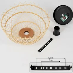 Luminaires Scandinaves-hofstein Plafonnier Madic Noir, 1 lumière