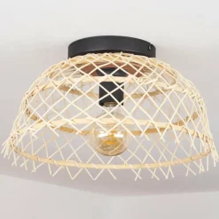 Luminaires Scandinaves-hofstein Plafonnier Madic Noir, 1 lumière