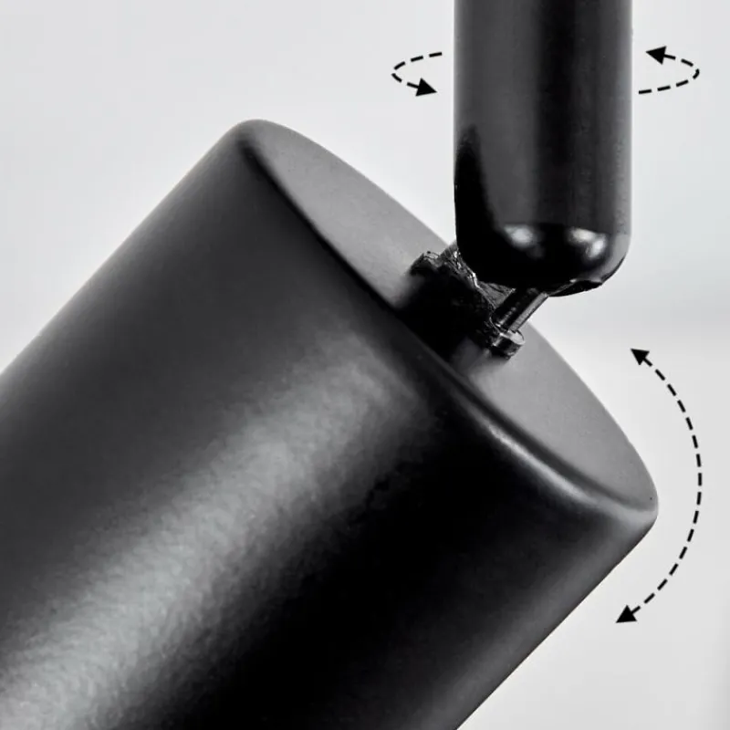 hofstein Plafonnier Maidford Noir, 3 lumières