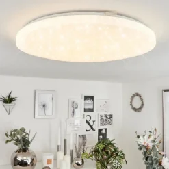 hofstein Plafonnier Melres LED Blanc, 1 lumière