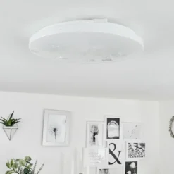 hofstein Plafonnier Melres LED Blanc, 1 lumière