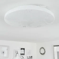 hofstein Plafonnier Melres LED Blanc, 1 lumière