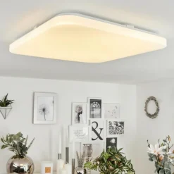 hofstein Plafonnier Melres LED Blanc, 1 lumière