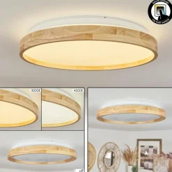 Luminaires Scandinaves-hofstein Plafonnier Menthonnex LED Blanc, 1 lumière