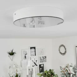 hofstein Plafonnier Mentque LED Blanc, 1 lumière