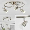 hofstein Plafonnier Mirandol Nickel mat, 3 lumières* Spots Et Projecteurs