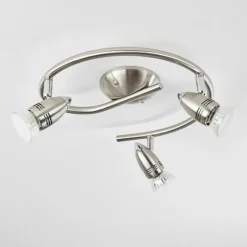 hofstein Plafonnier Mirandol Nickel mat, 3 lumières* Spots Et Projecteurs