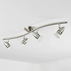 hofstein Plafonnier Mirandol Nickel mat, 4 lumières