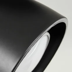 hofstein Plafonnier Moesdorf Nickel mat, Noir, 1 lumière* Plafonniers