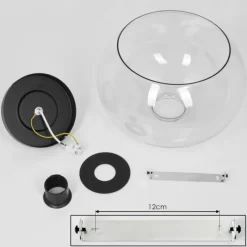 hofstein Plafonnier Molloy Clair, 1 lumière