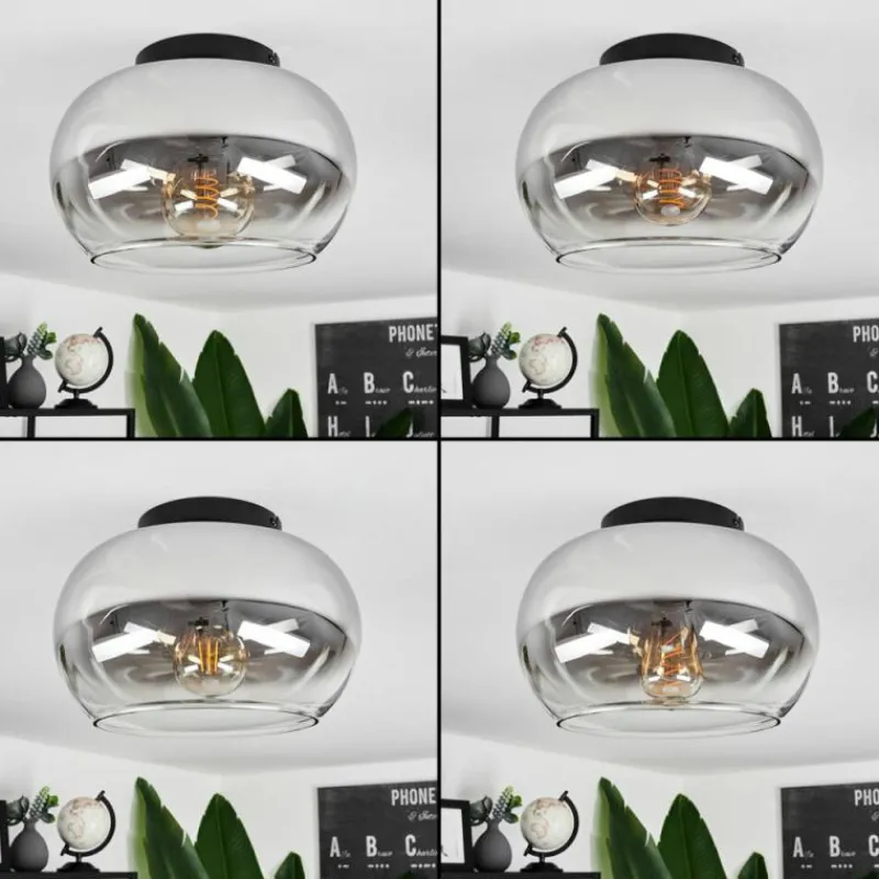 Suspension Verre Fumé-hofstein Plafonnier Molloy Clair, Fumé, 1 lumière