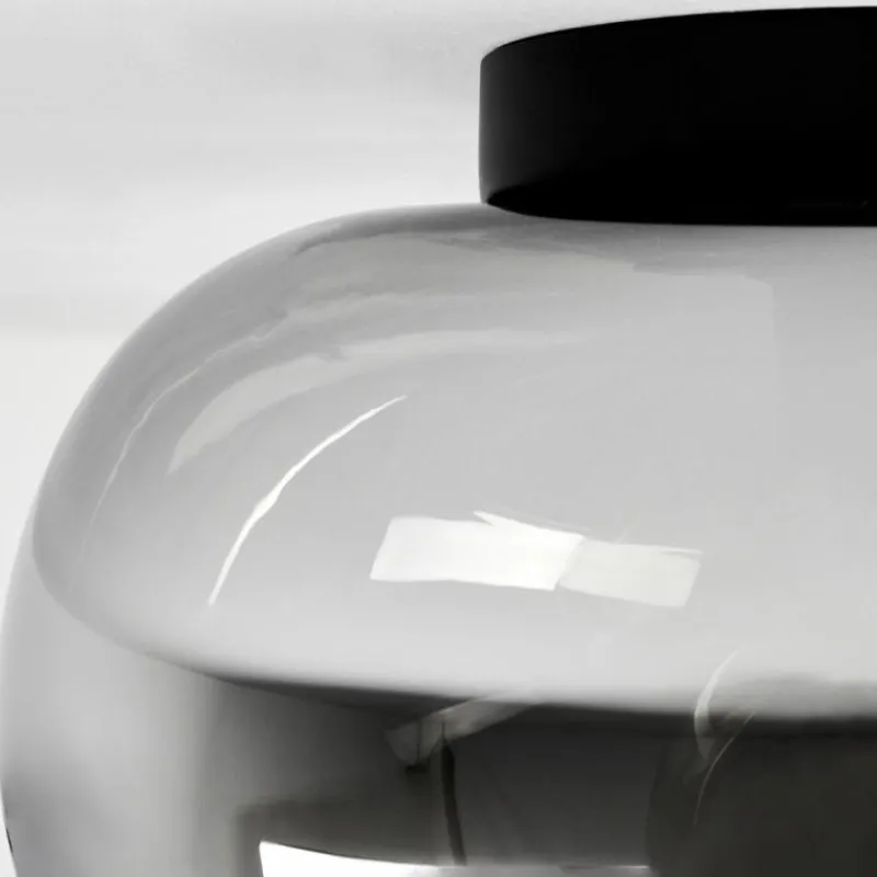 Suspension Verre Fumé-hofstein Plafonnier Molloy Clair, Fumé, 1 lumière