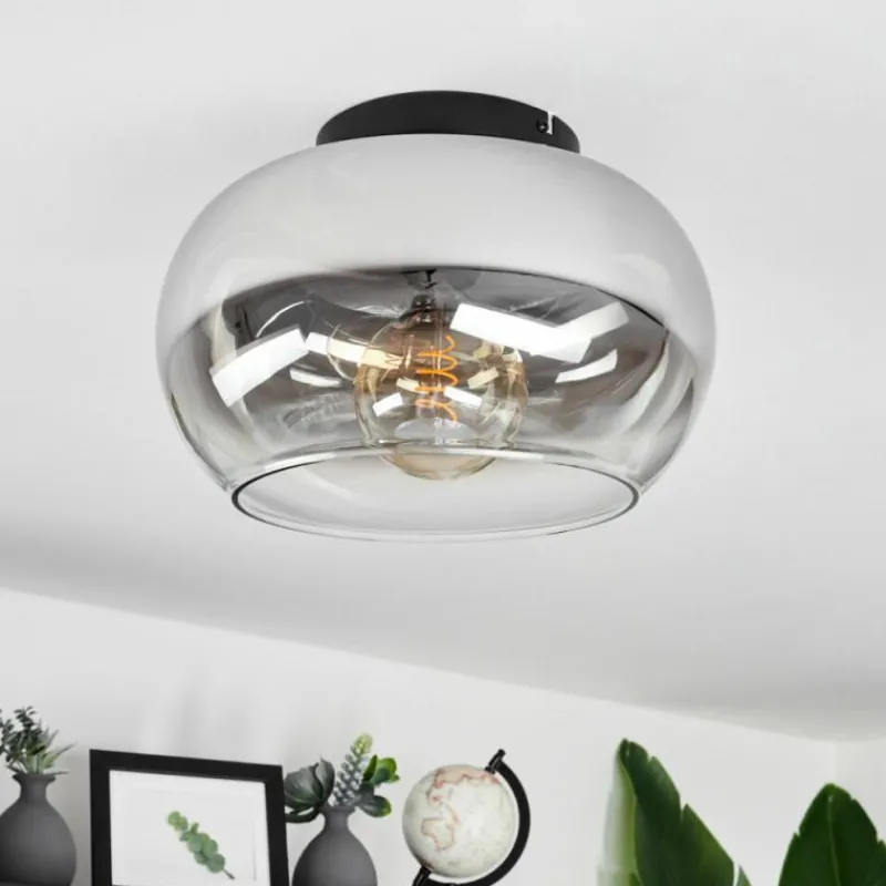 Suspension Verre Fumé-hofstein Plafonnier Molloy Clair, Fumé, 1 lumière