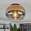 Lampes Dorées-hofstein Plafonnier Molloy Or, Clair, Fumé, 1 lumière