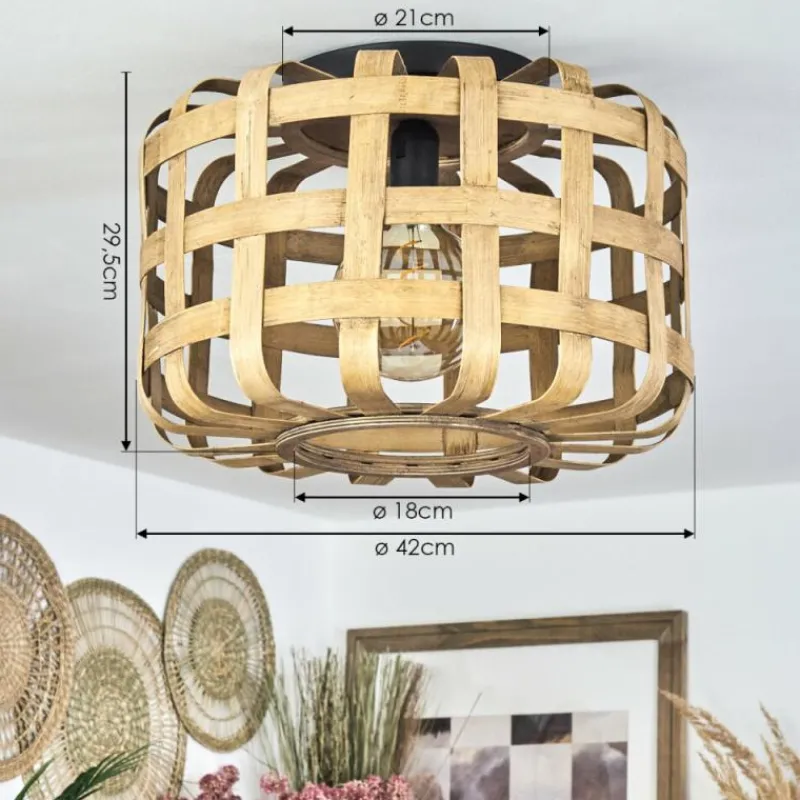 Luminaires Scandinaves-hofstein Plafonnier Moselos Écru, 1 lumière