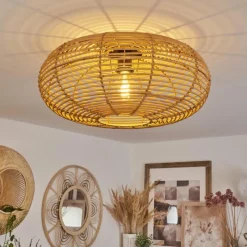 Luminaires Scandinaves-hofstein Plafonnier Mulstrand Écru, 1 lumière