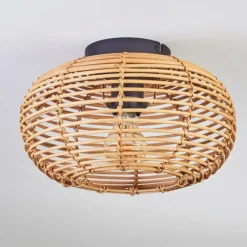 Luminaires Scandinaves-hofstein Plafonnier Mulstrand Écru, Noir, 1 lumière