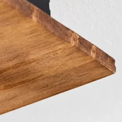 Suspension Verre Fumé-hofstein Plafonnier Murianette Écru, Noir, 4 lumières