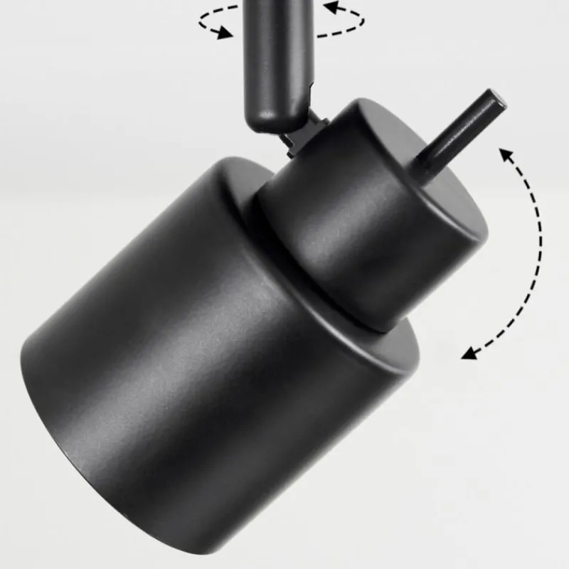 hofstein Plafonnier Nestavel LED Noir, 1 lumière* Éclairage Led